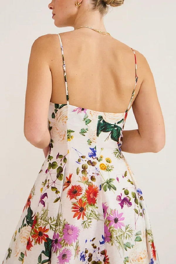 Midi Dress in Enchanted Floral