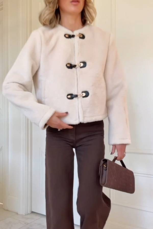 DOUBLE-FACED JACKET WITH TOGGLES