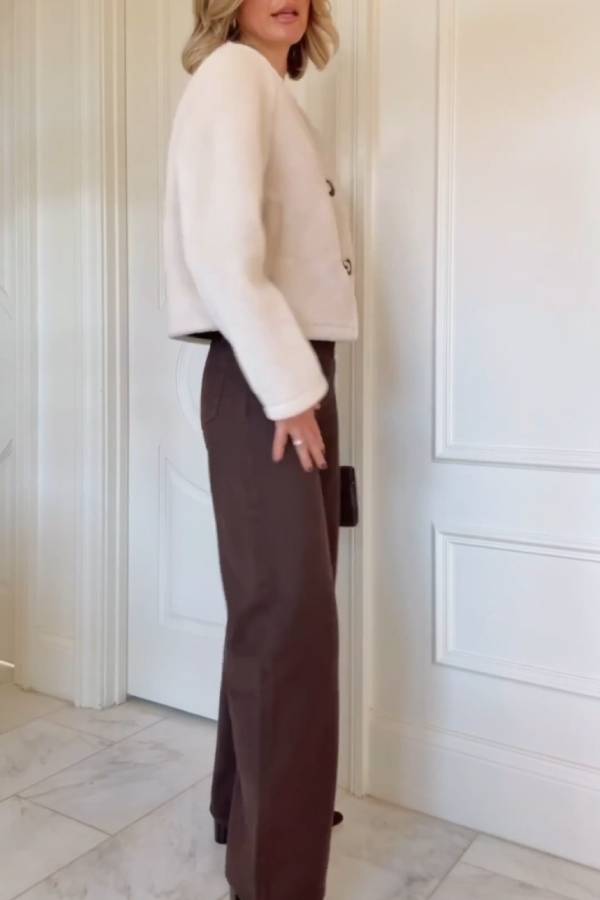 DOUBLE-FACED JACKET WITH TOGGLES