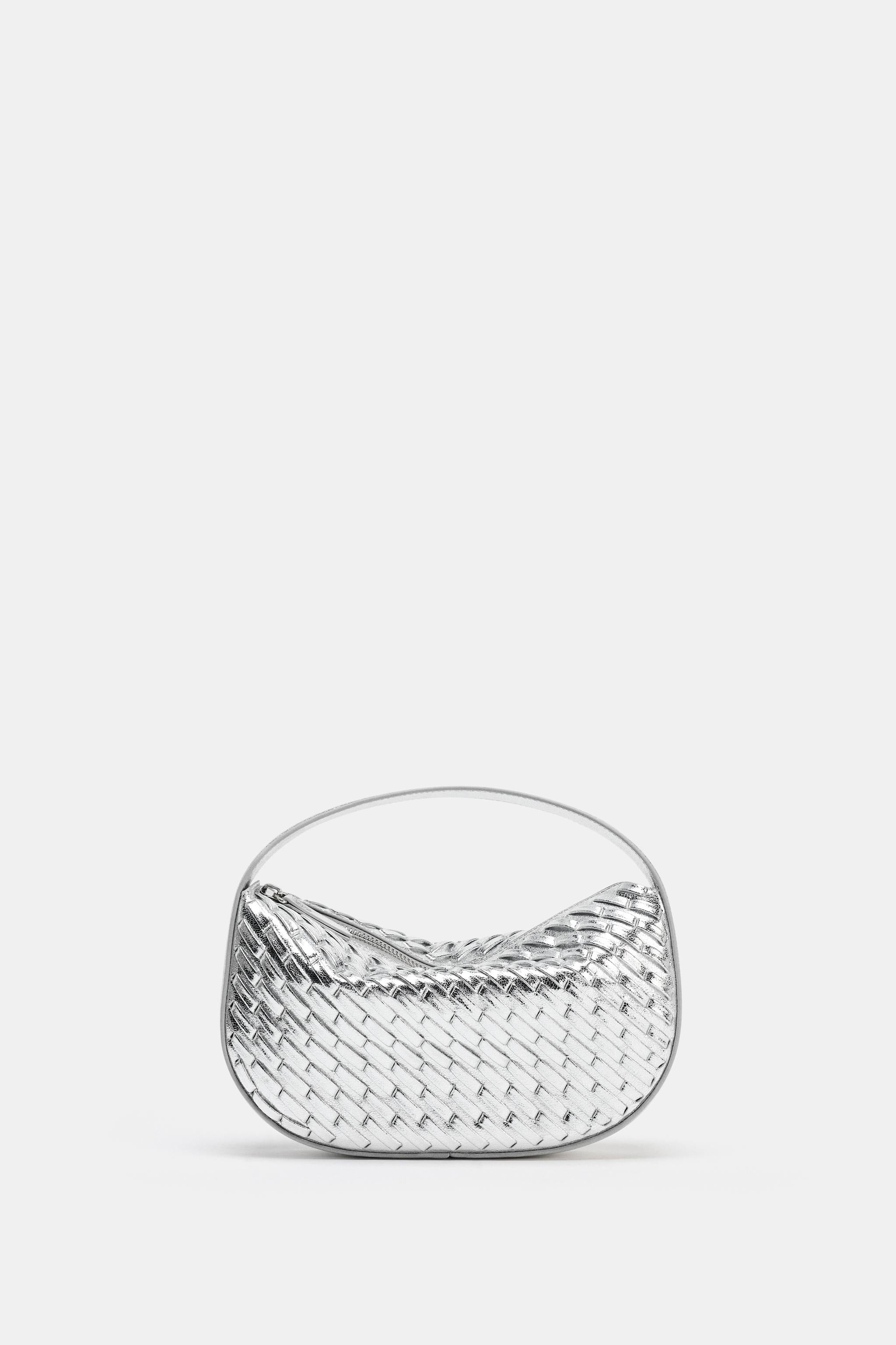 WOVEN EFFECT HANDBAG