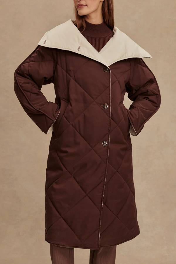 Annalise Reversible Wrap Coat