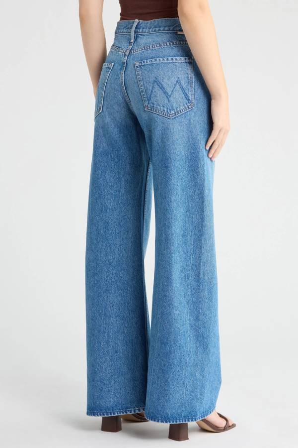 Lemon Twist High Waist Wide Leg Jeans