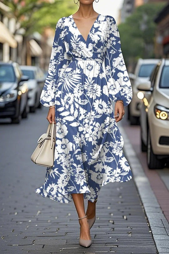 Casual women's V-neck skirt