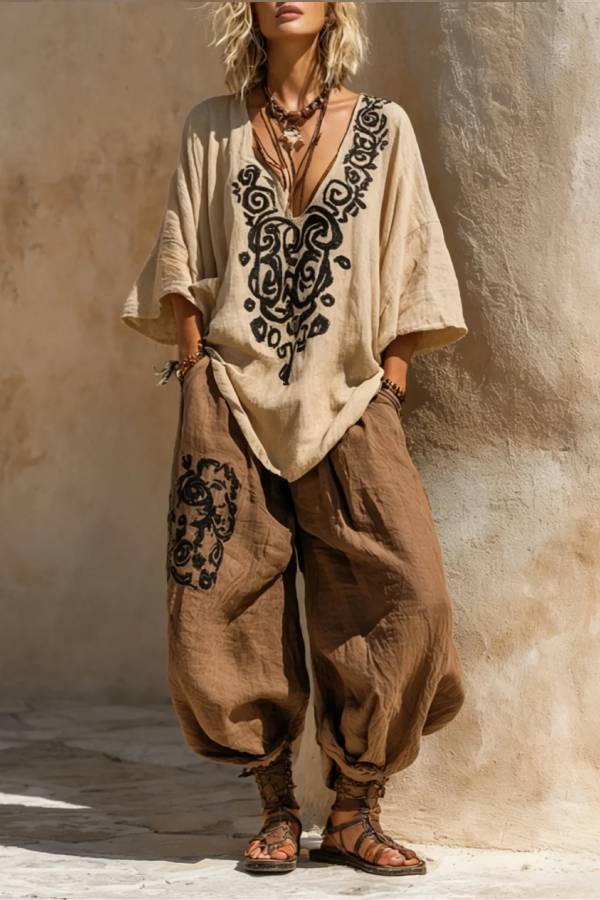 Nomadic Bohemian Art Print Three-Piece Set