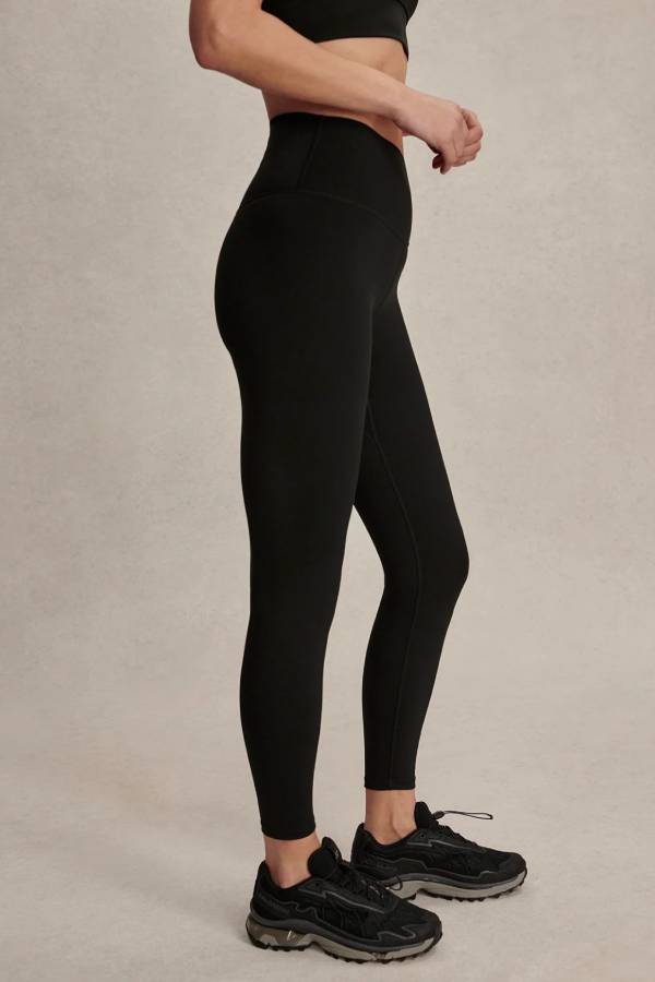 High-waisted skinny jeans