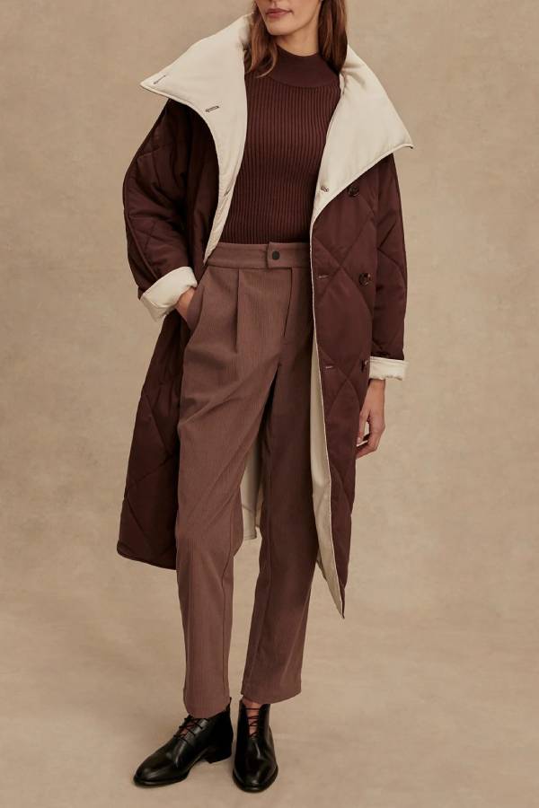 Annalise Reversible Wrap Coat