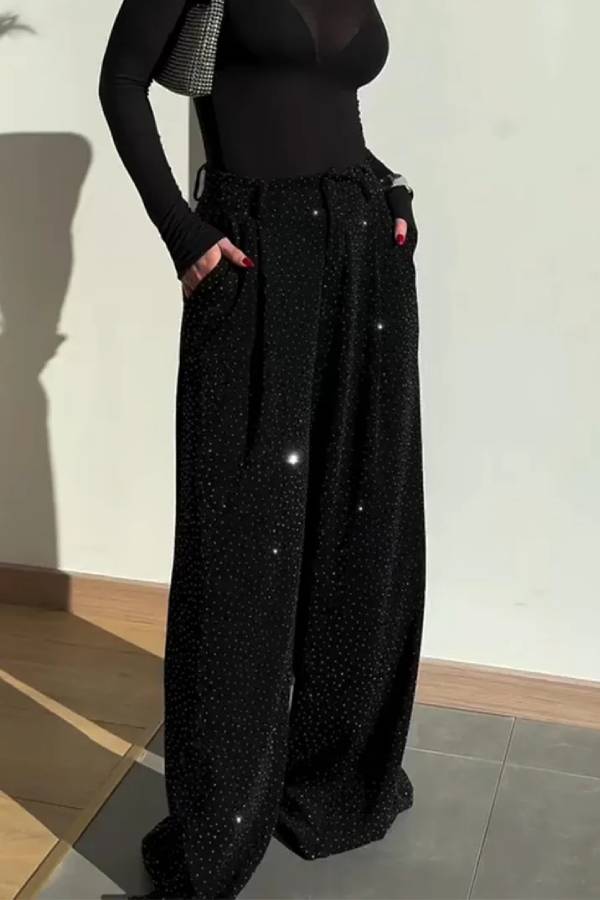 Women Hot Stamping Casual Pants