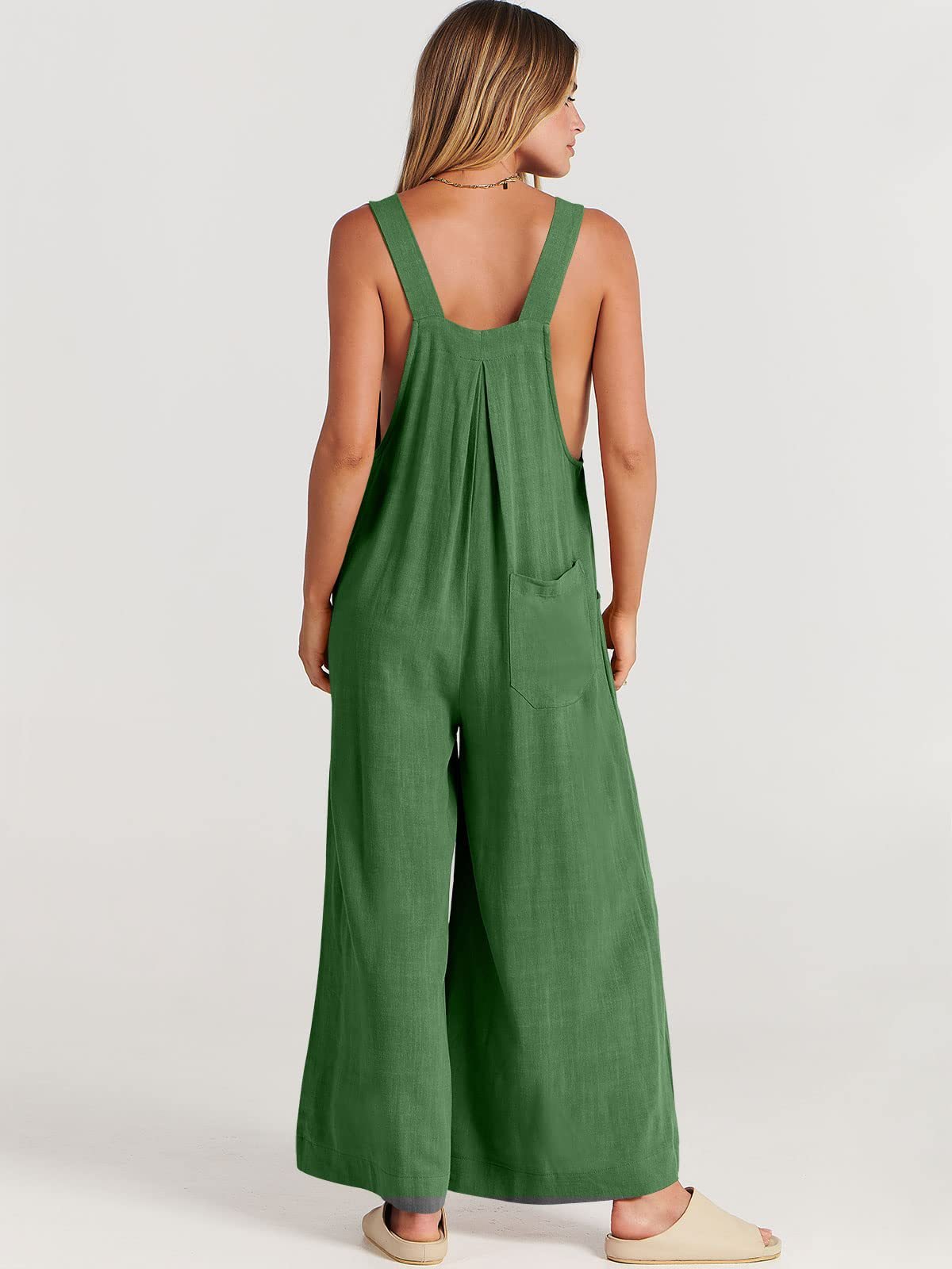 LAST DAY 50% OFF🔥-Plus Size Wide Leg Overalls Jumpsuit (Buy 2 Free Shipping)
