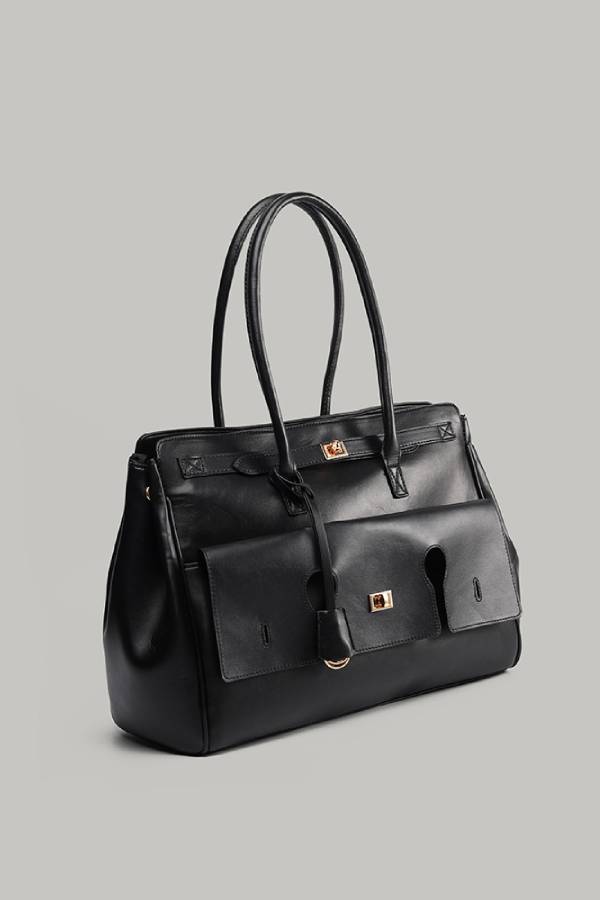 Classic multi-carrying large-capacity handbag