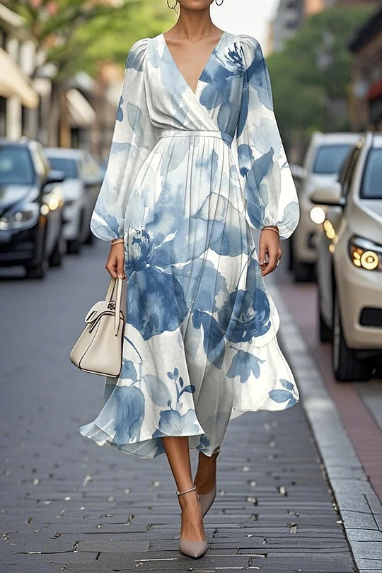 Casual women's V-neck skirt