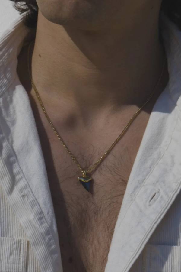 Shark Tooth Silver Necklace