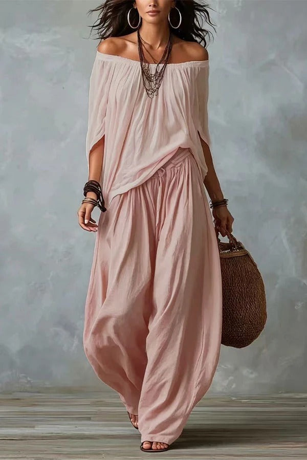 Elena Boho Chic Two-Piece Set