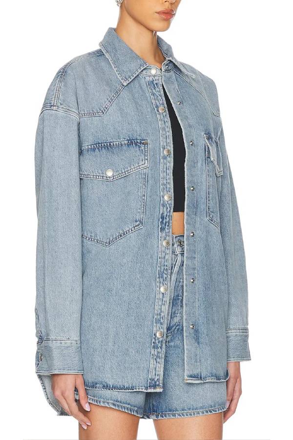 Oversized Denim Shirt