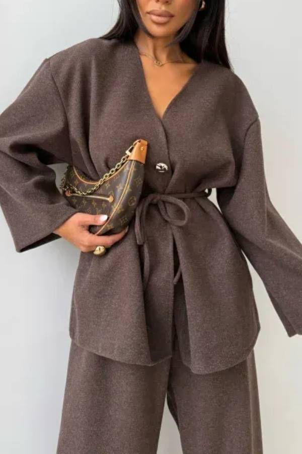 CARLEE CHOCOLATE COTTON SET