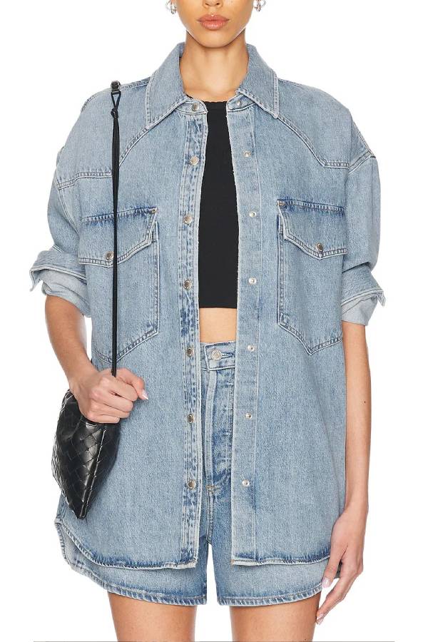 Oversized Denim Shirt
