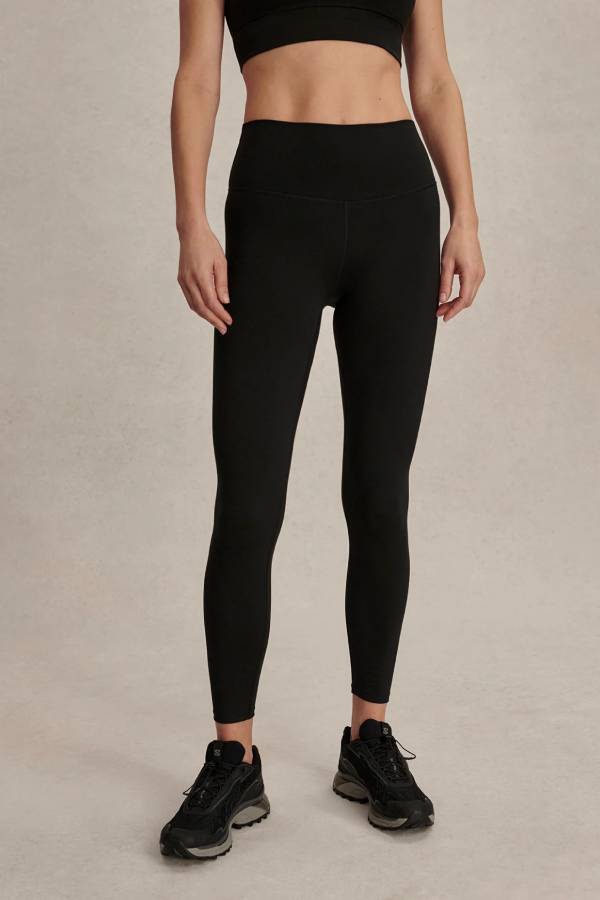 High-waisted skinny jeans