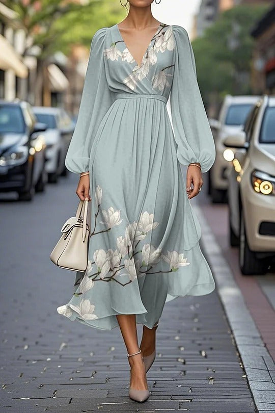 Casual women's V-neck skirt