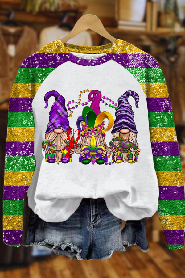 Carnival raglan crew neck sweatshirt