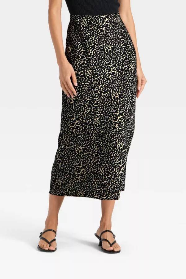 Women's Maxi Slip A-Line Skirt