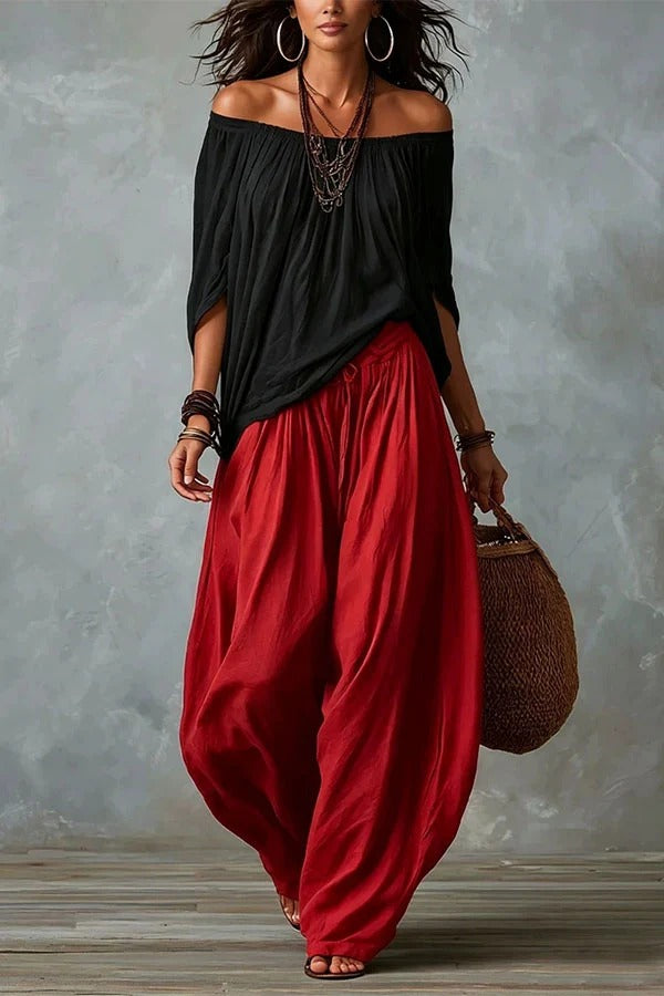 Elena Boho Chic Two-Piece Set
