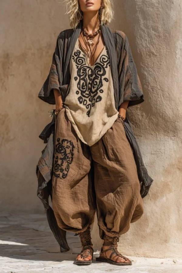 Nomadic Bohemian Art Print Three-Piece Set