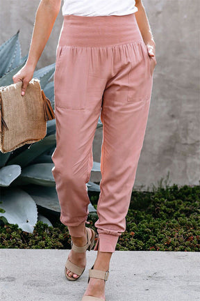 Hot and Bothered Pocketed Cotton Joggers