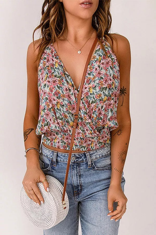 Book The Trip Floral Tank Top